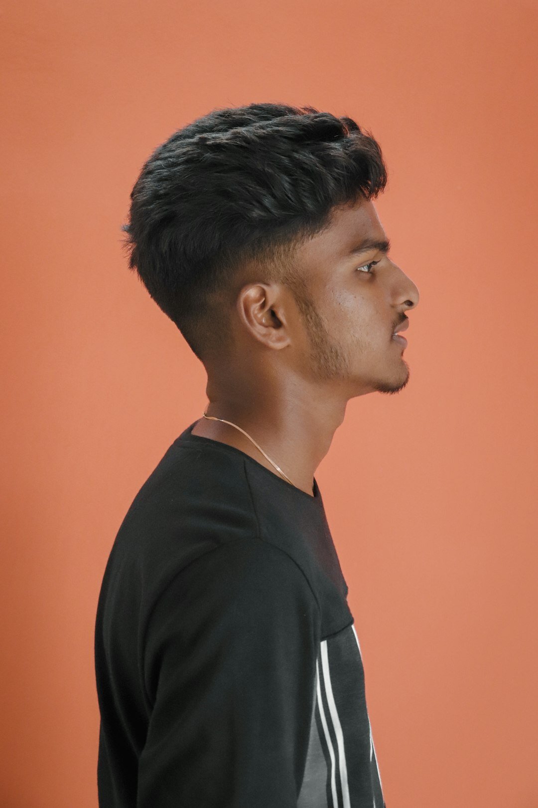 Studio portrait of a Croatian male video editor